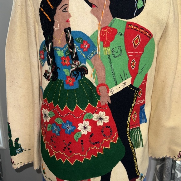 Vintage 1930’s - 1950’s Mexican Tourist Jacket - Picture 6 of 9